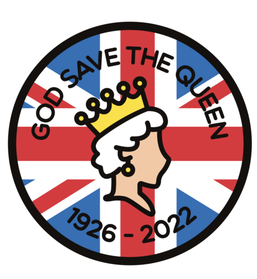 MAGNET PVC QUEEN FLAG