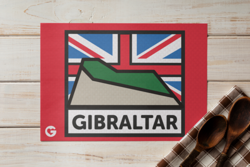TABLE MAT ROCK FLAG