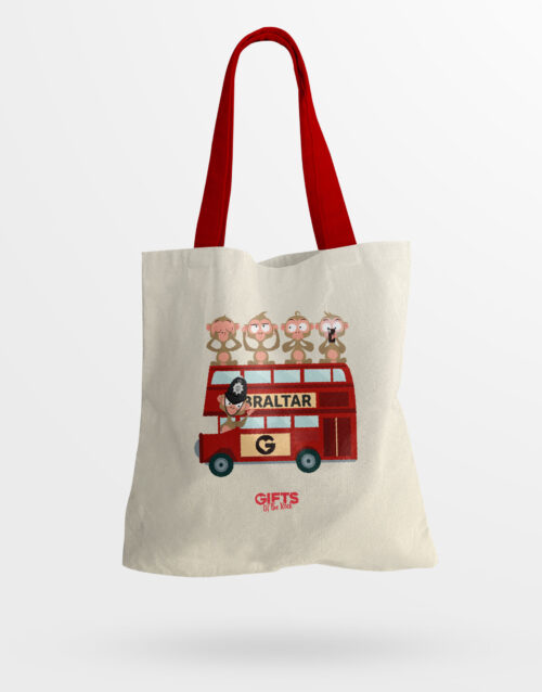 TOTE BAG MONKEY BUS