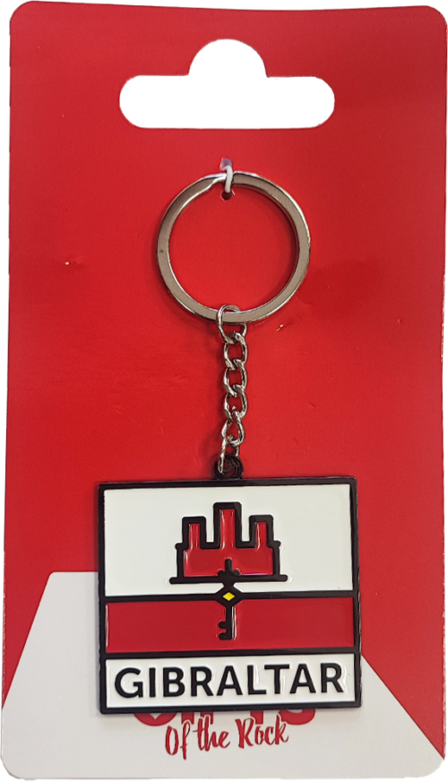 METAL KEYCHAIN GIB FLAG