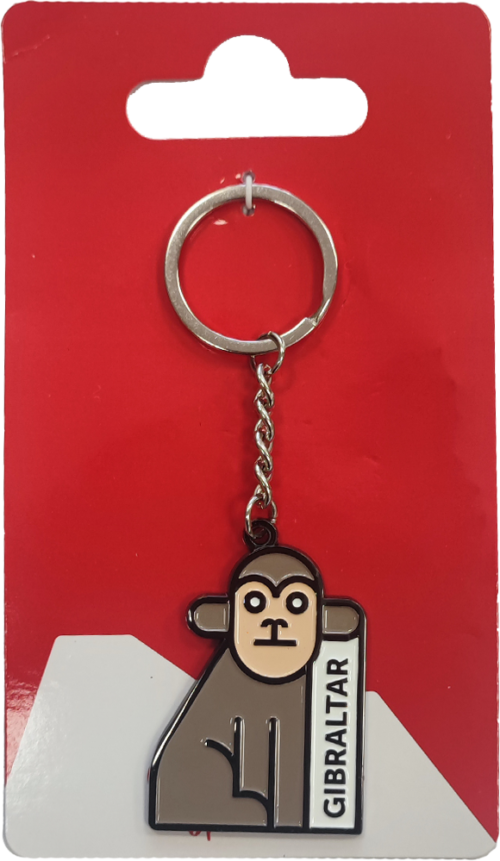 METAL KEYCHAIN MONKEY