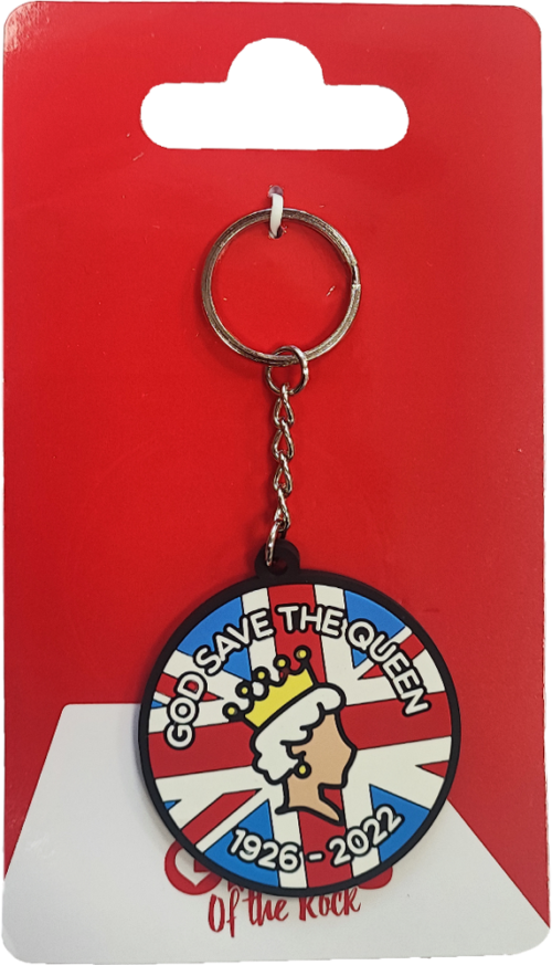 PVC KEYCHAIN QUEEN FLAG