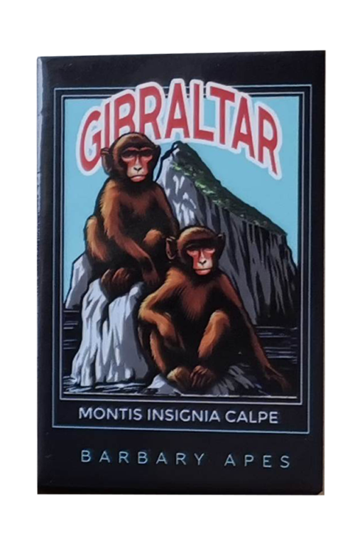 MAGNET TINPLATE 2 MONKEYS
