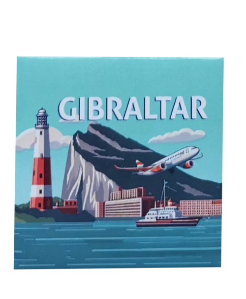 MAGNET TINPLATE AIRPLANE