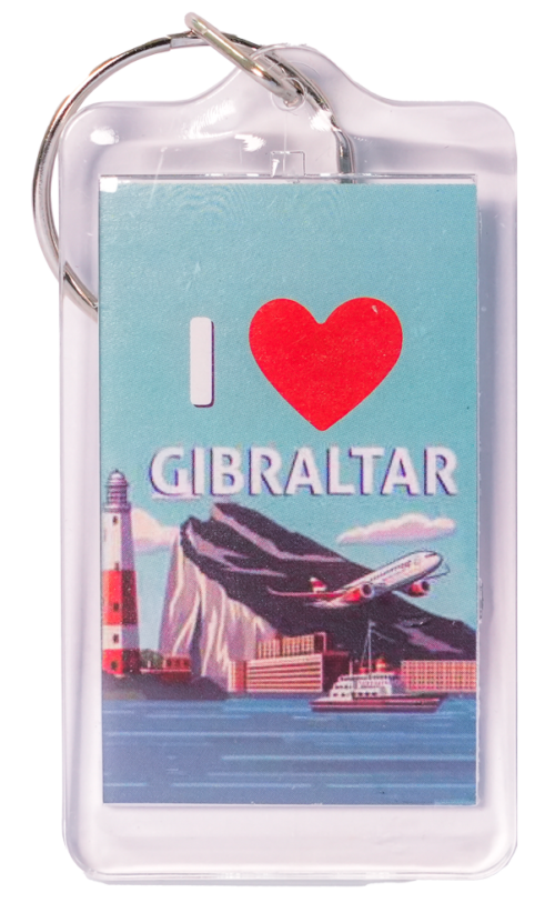 KEYCHAIN PLASTIC AIRPLANE